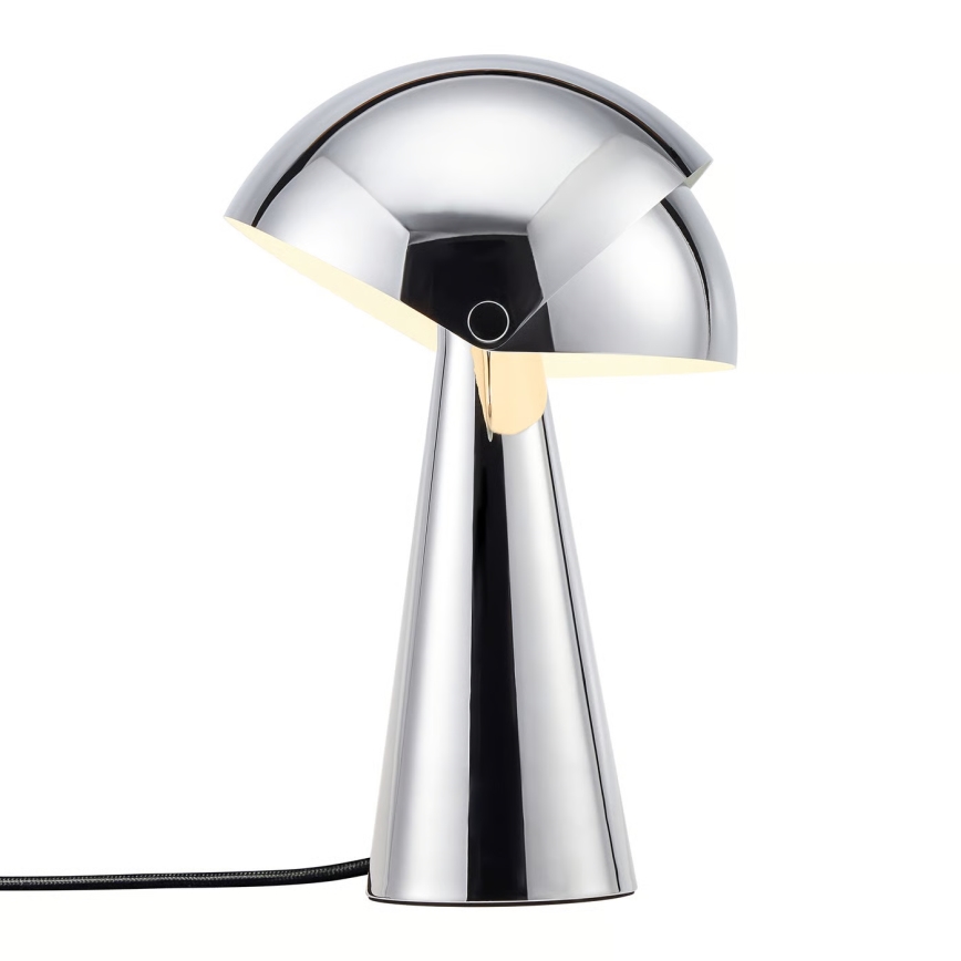 Nordlux - Galda lampa ALIGN 1xE27/25W/230V spīdīgs hroms