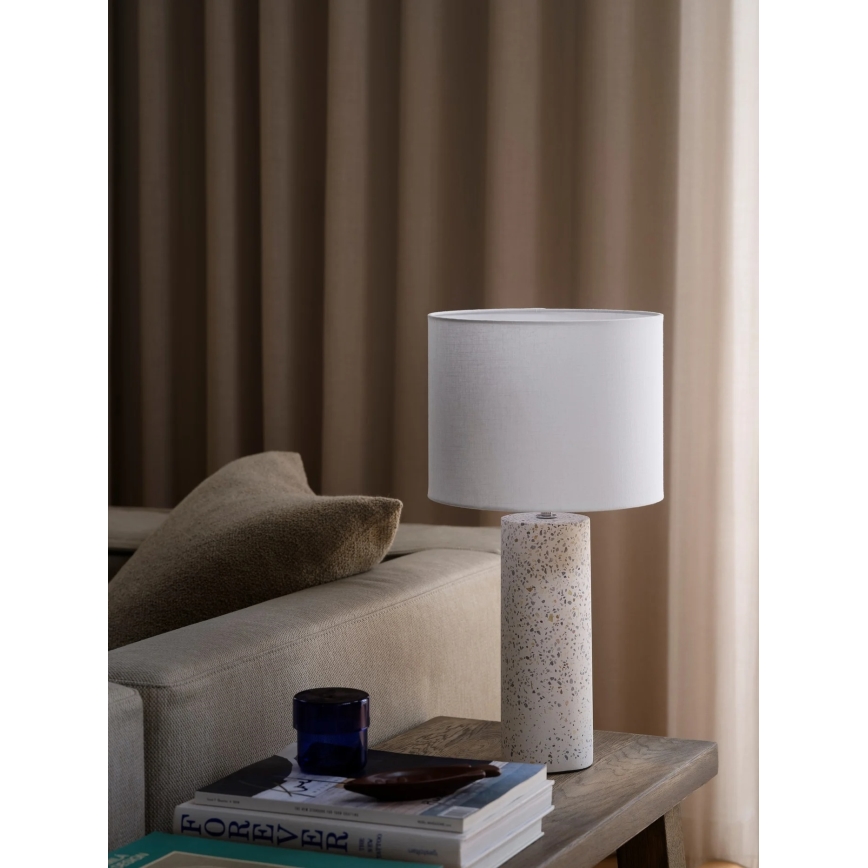 Nordlux - Galda lampa ANTIGA 1xE27/60W/230V balta
