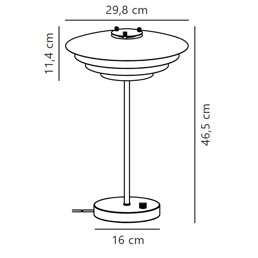Nordlux - Galda lampa BRETAGNE 1xG9/25W/230V balta