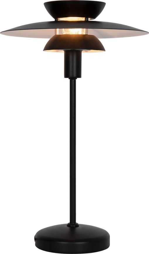 Nordlux - Galda lampa CARMEN 1xE14/25W/230V melna