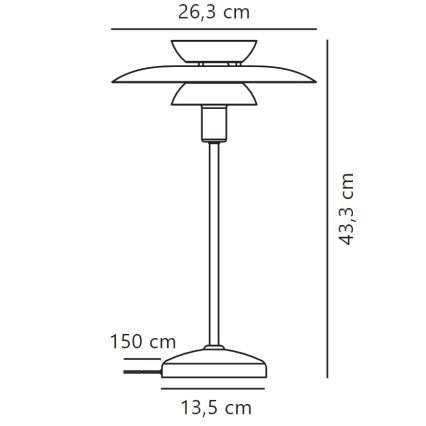 Nordlux - Galda lampa CARMEN 1xE14/25W/230V melna