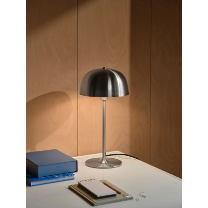 Nordlux - Galda lampa CERA 1xE14/40W/230V matēts hroms