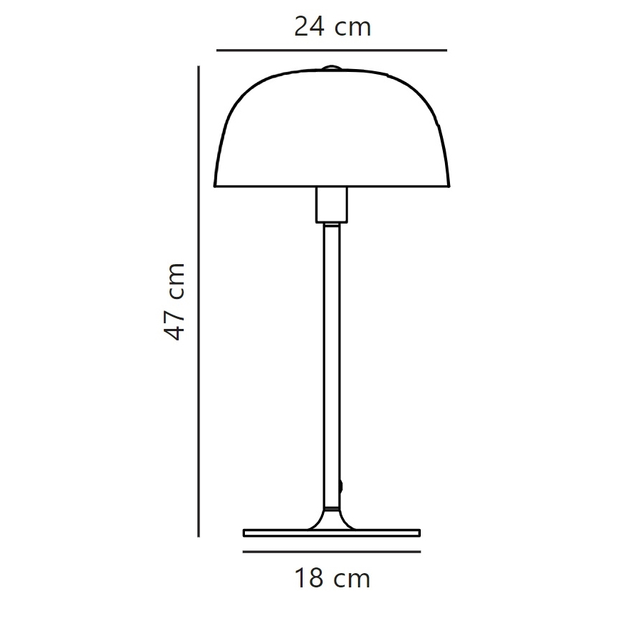 Nordlux - Galda lampa CERA 1xE14/40W/230V zelta