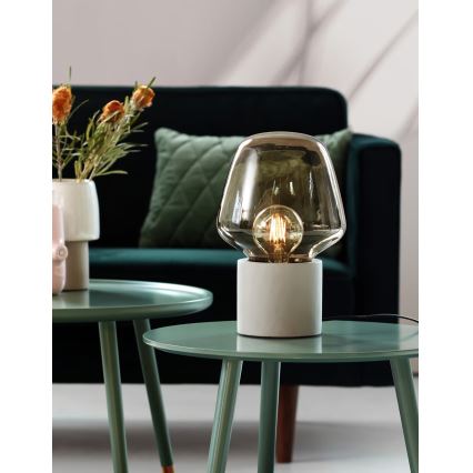 Nordlux - Galda lampa CHRISTINA 1xE27/25W/230V betons/melna