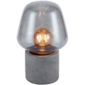 Nordlux - Galda lampa CHRISTINA 1xE27/25W/230V betons/pelēka