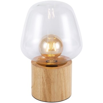 Nordlux - Galda lampa CHRISTINA 1xE27/25W/230V gumijkoks