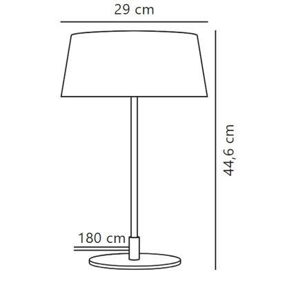 Nordlux - Galda lampa CLASI 3xE14/10W/230V
