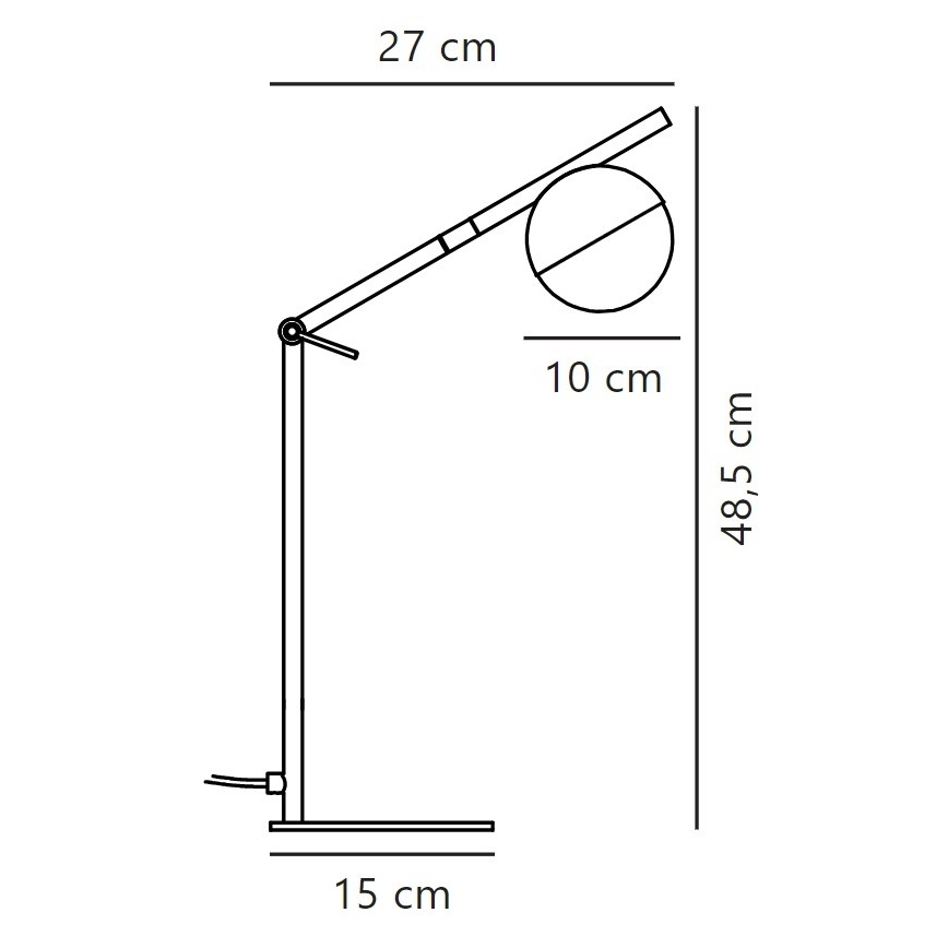 Nordlux - Galda lampa CONTINA 1xG9/5W/230V melna