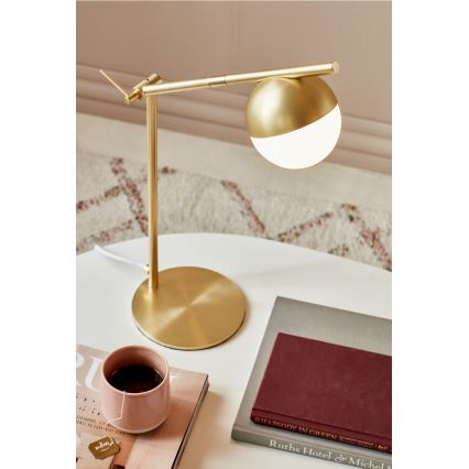 Nordlux - Galda lampa CONTINA 1xG9/5W/230V misiņš