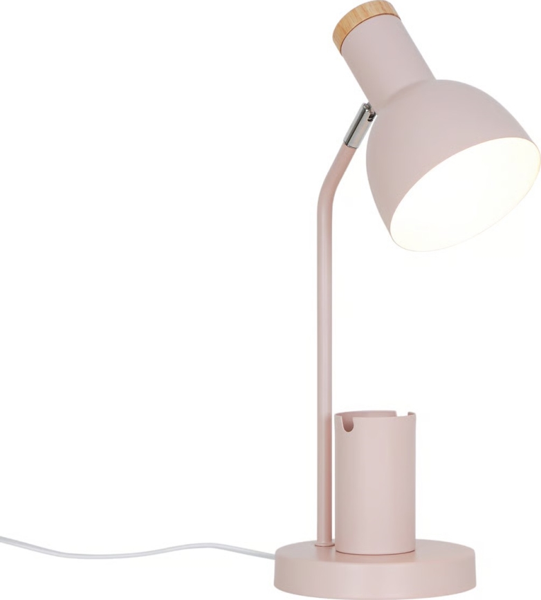 Nordlux - Galda lampa DEVONE 1xE27/15W/230V rozā