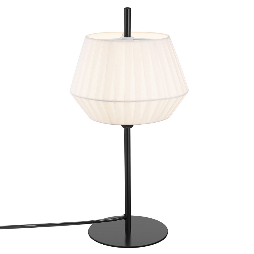 Nordlux - Galda lampa DICTE 1xE14/40W/230V balta/melna