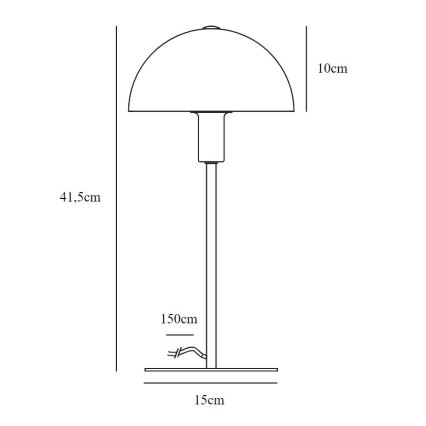 Nordlux - Galda lampa ELLEN 1xE14/40W/230V