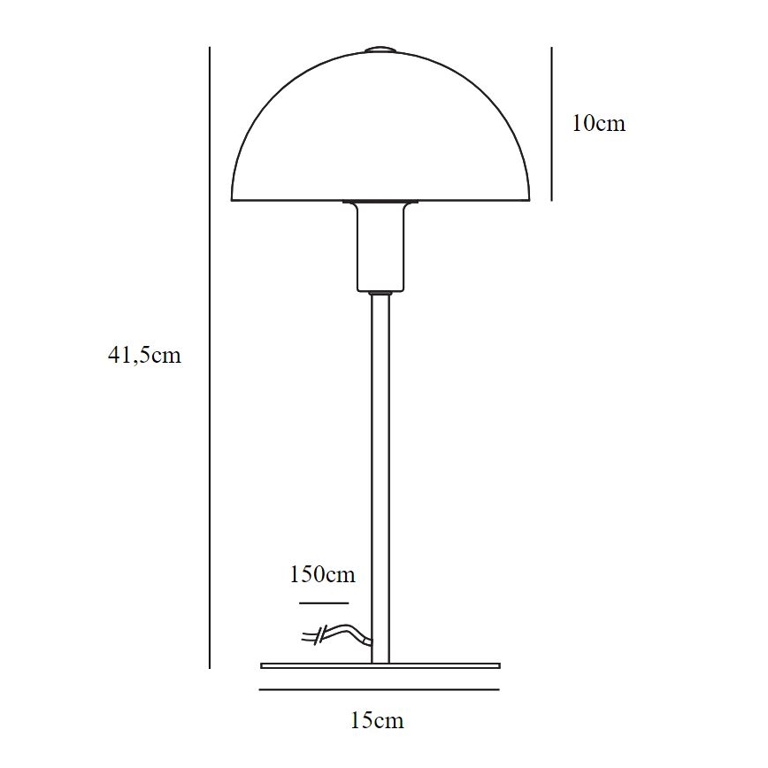 Nordlux - Galda lampa ELLEN 1xE14/40W/230V