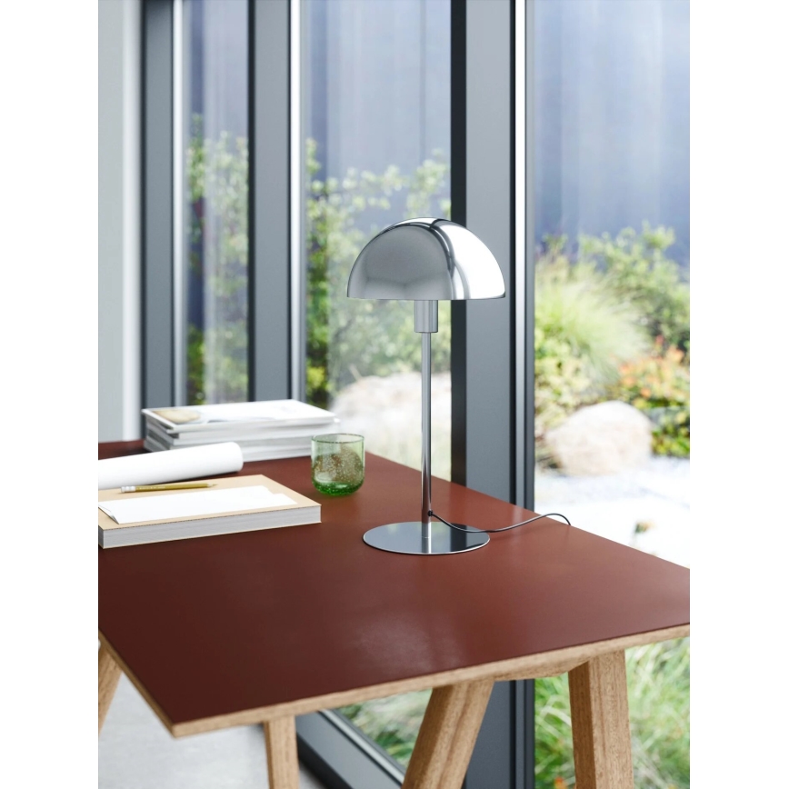 Nordlux - Galda lampa ELLEN 1xE14/40W/230V spīdīgi hromēts