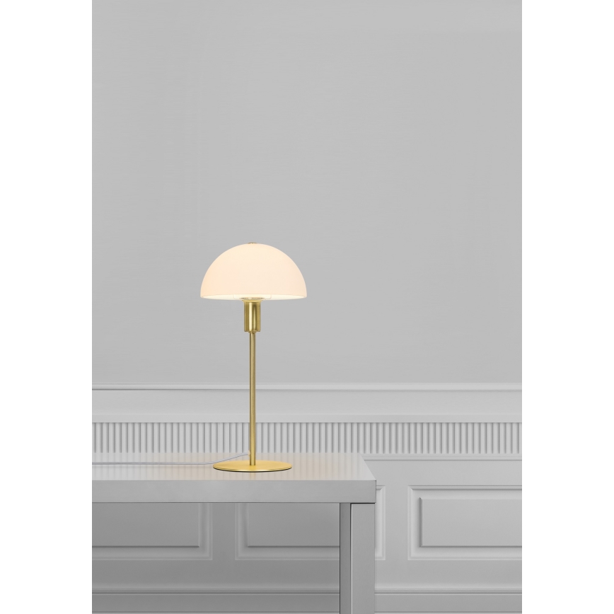 Nordlux - Galda lampa ELLEN 1xE14/40W/230V zelta/balta