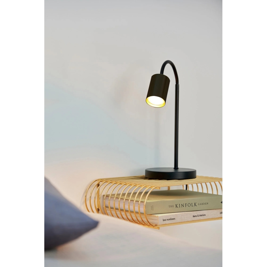 Nordlux - Galda lampa EXPLORE 1xGU10/7W/230V melna