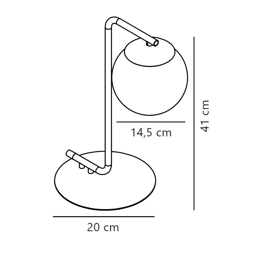 Nordlux - Galda lampa GRANT 1xE14/40W/230V zelta