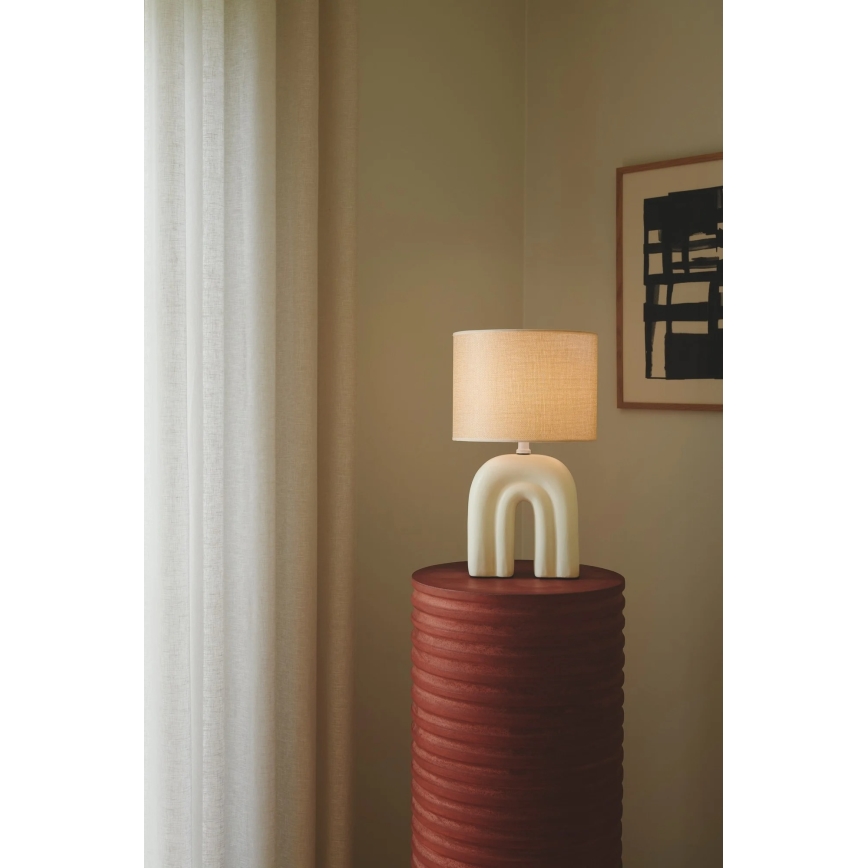 Nordlux - Galda lampa HAZE 1xE27/40W/230V bēša