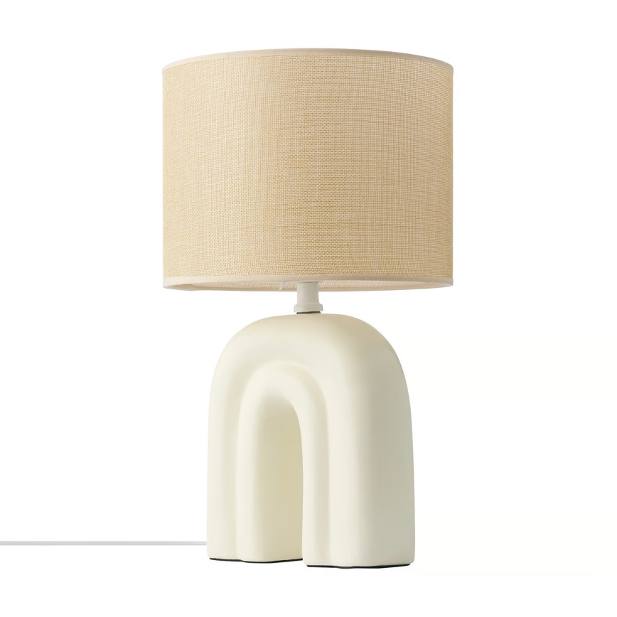 Nordlux - Galda lampa HAZE 1xE27/40W/230V bēša