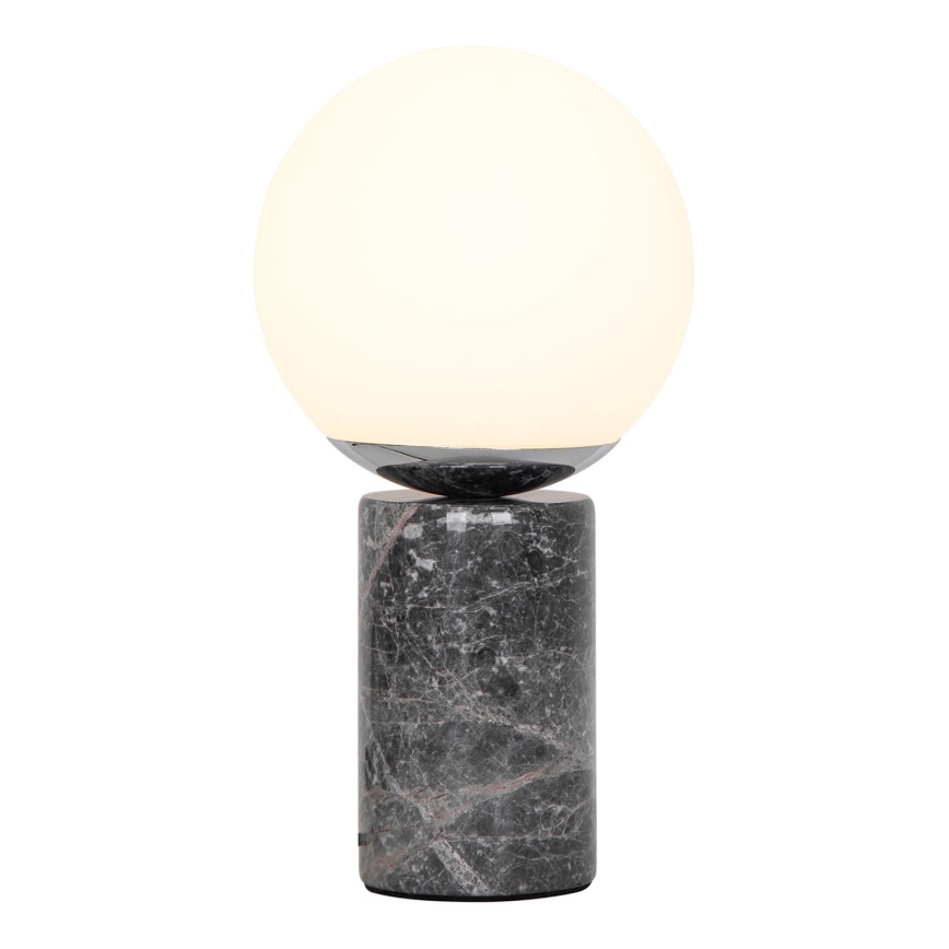 Nordlux - Galda lampa LILLY 1xE14/25W/230V marmors/pelēka