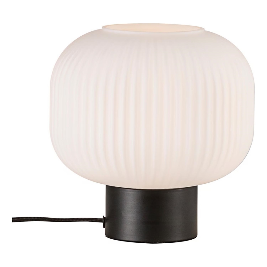 Nordlux - Galda lampa MILFORD 1xE27/40W/230V melna