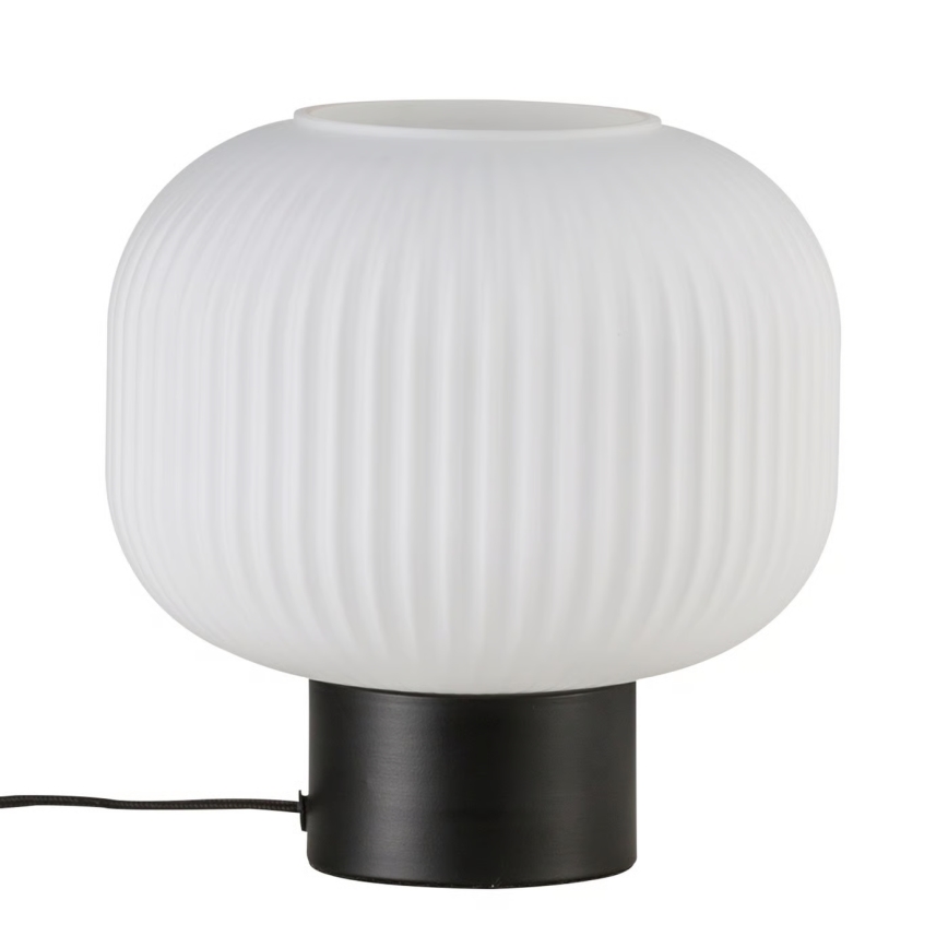 Nordlux - Galda lampa MILFORD 1xE27/40W/230V melna