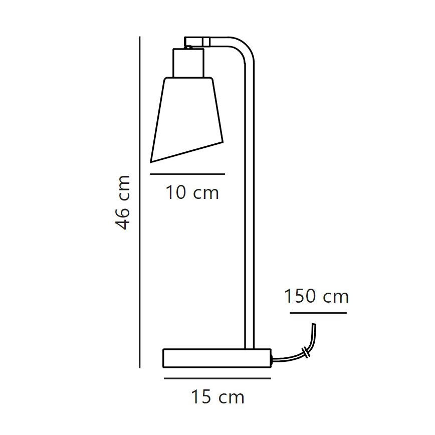 Nordlux - Galda lampa MOLLI 1xE14/25W/230V