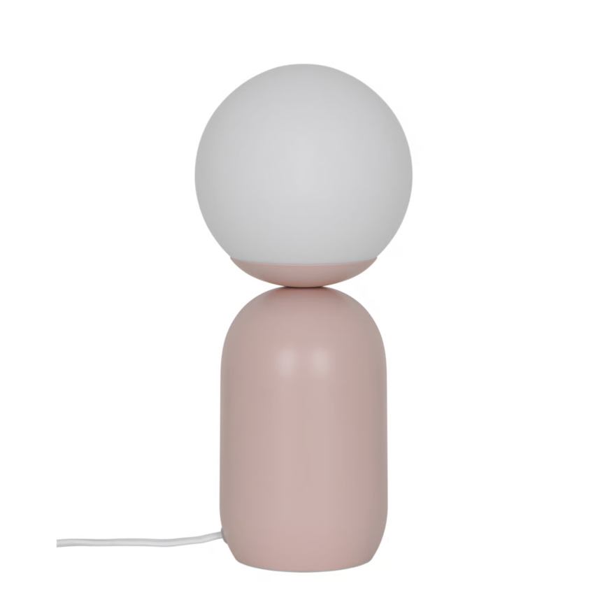 Nordlux - Galda lampa NOTTI 1xE14/25W/230V rozā