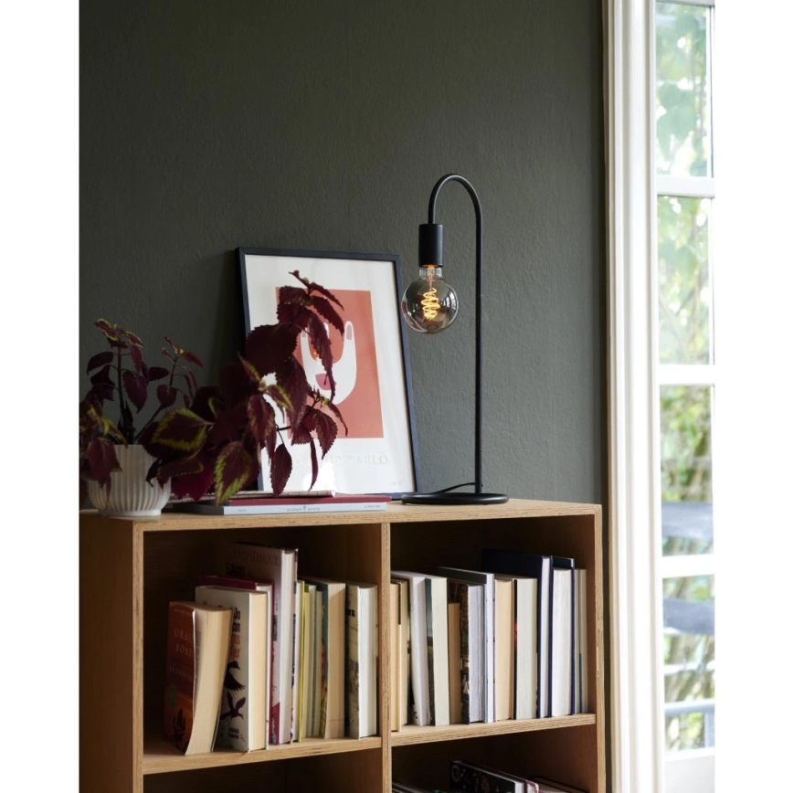 Nordlux - galda lampa PACO 1xE27/25W/230V melna