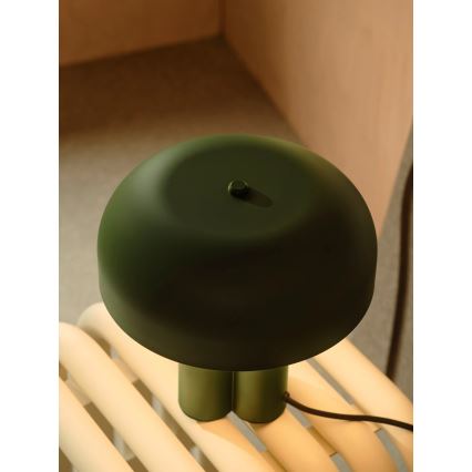 Nordlux - Galda lampa SANDRO 1xE27/15W/230V zaļa