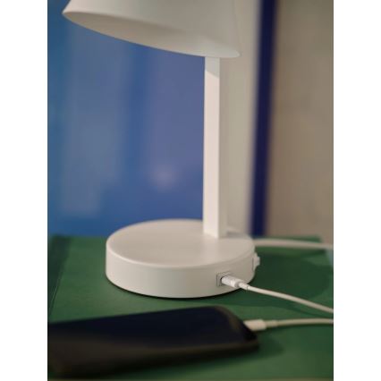 Nordlux - Galda lampa WILMER 1xE14/40W/230V balta