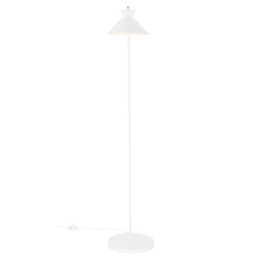 Nordlux - Grīdas lampa DIAL 1xE27/10W/230V balta 150 cm