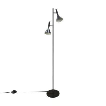 Nordlux - Grīdas lampa KELVIS 2xGU10/12W/230V melna