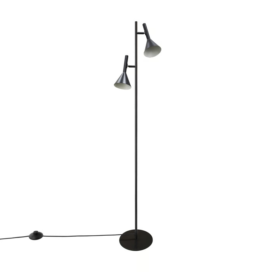 Nordlux - Grīdas lampa KELVIS 2xGU10/12W/230V melna