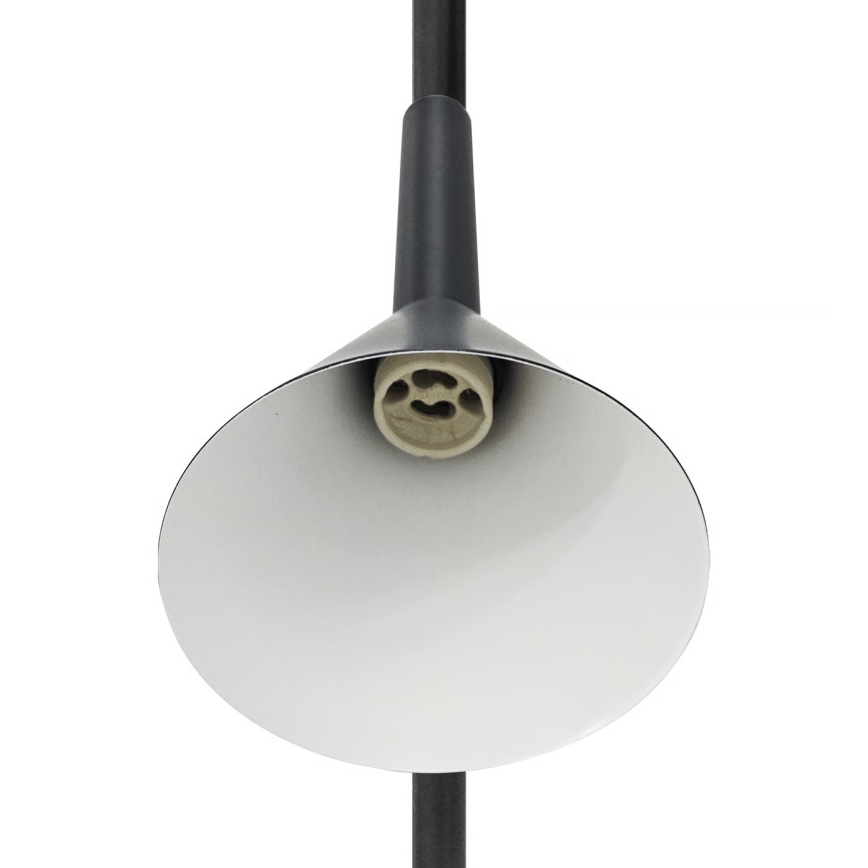 Nordlux - Grīdas lampa KELVIS 2xGU10/12W/230V melna