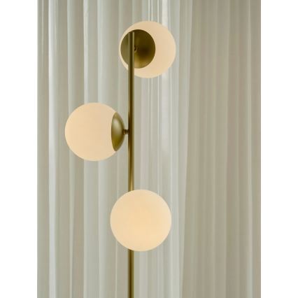 Nordlux - Grīdas lampa LILLY 3xE14/10W/230V misiņš
