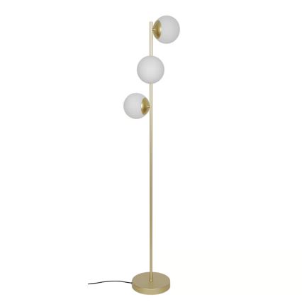 Nordlux - Grīdas lampa LILLY 3xE14/10W/230V misiņš