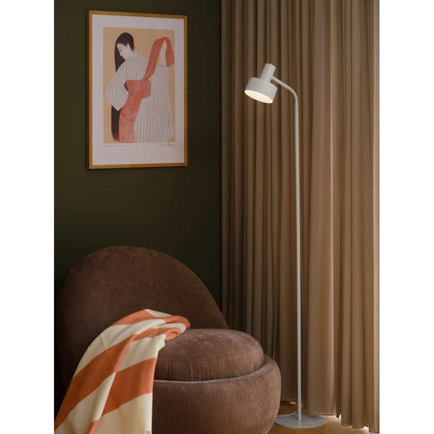 Nordlux - Grīdas lampa MATIS 1xE27/15W/230V balta