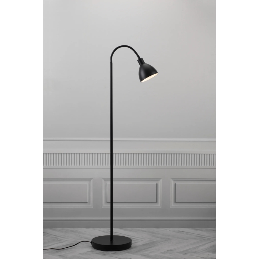 Nordlux - Grīdas lampa RAY 1xE14/25W/230V melna 153,5 cm