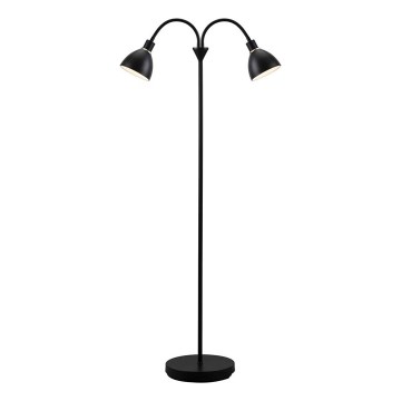Nordlux - Grīdas lampa RAY 2xE14/25W/230V melna