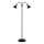 Nordlux - Grīdas lampa RAY 2xE14/25W/230V melna