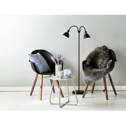 Nordlux - Grīdas lampa RAY 2xE14/25W/230V melna