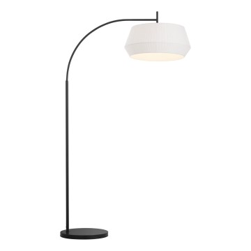 Nordlux - Grīdas stāvlampa DICTE 1xE27/60W/230V melna/balta