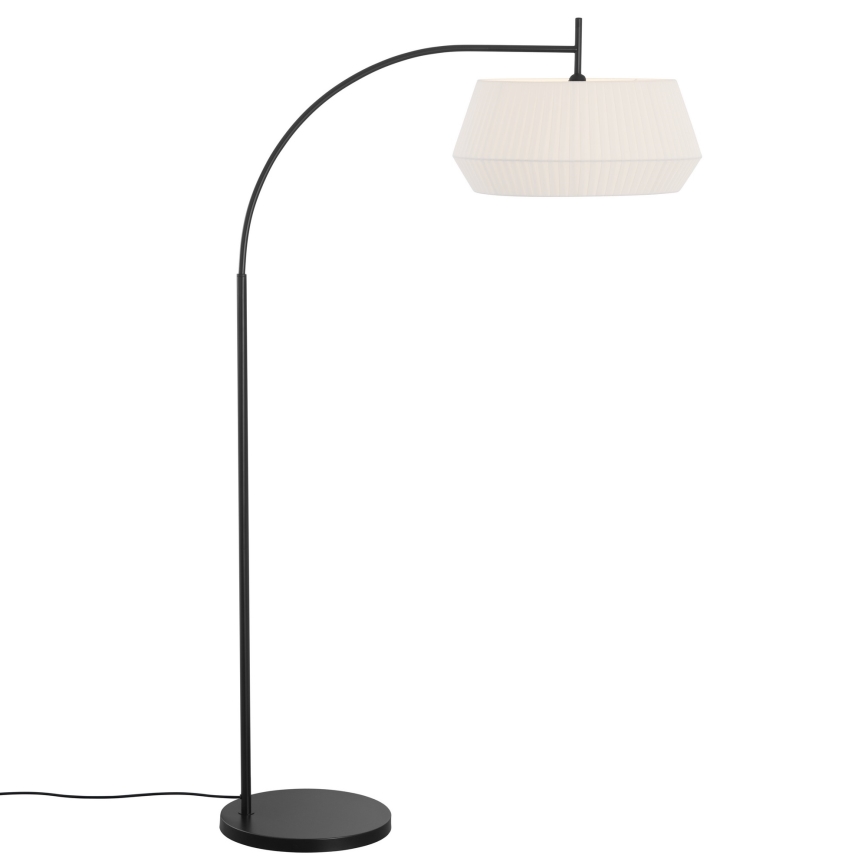 Nordlux - Grīdas stāvlampa DICTE 1xE27/60W/230V melna/balta
