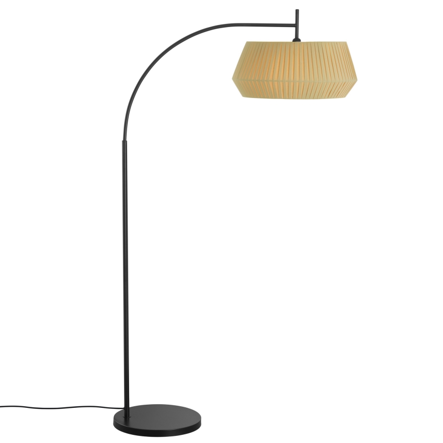 Nordlux - Grīdas stāvlampa DICTE 1xE27/60W/230V melna/bēša