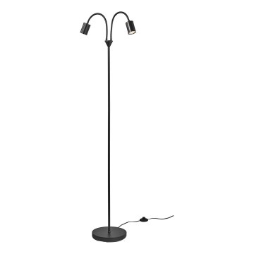 Nordlux - Grīdas stāvlampa EXPLORE 2xGU10/7W/230V melna