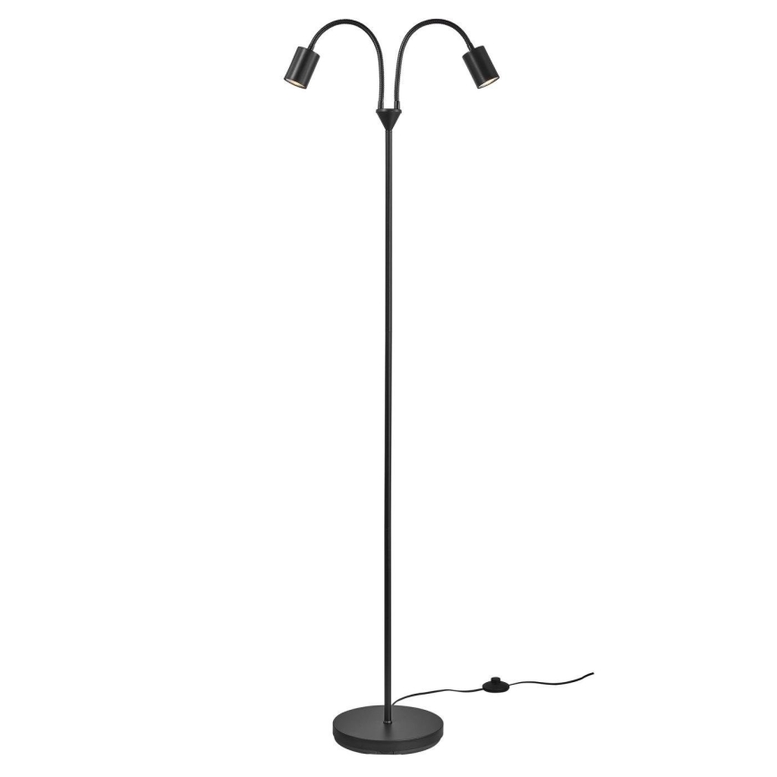 Nordlux - Grīdas stāvlampa EXPLORE 2xGU10/7W/230V melna