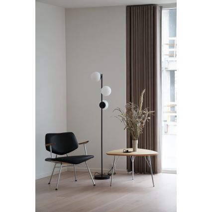 Nordlux - Grīdas stāvlampa LILLY 3xE14/25W/230V melna