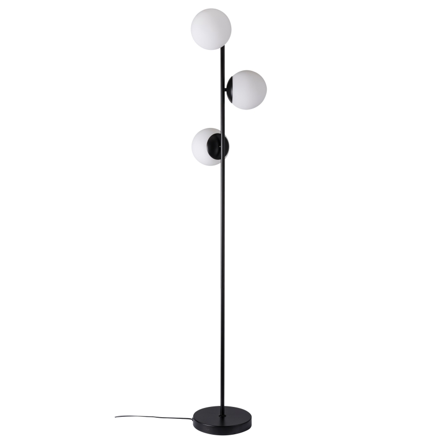 Nordlux - Grīdas stāvlampa LILLY 3xE14/25W/230V melna