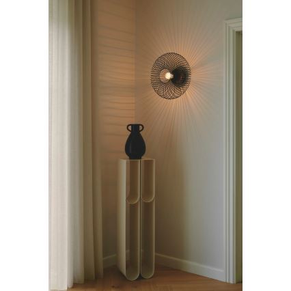 Nordlux - griestu lampa BERONI 1xE27/60W/230V Ø 40,3 cm melna